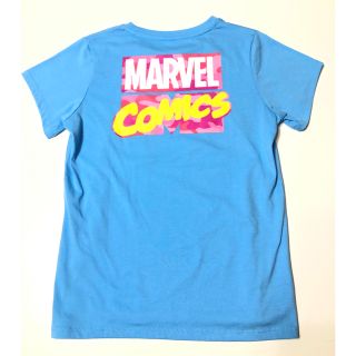 マーベル(MARVEL)の【新品】マーベル ボックスロゴ レインボーバック Tシャツ 160(Tシャツ/カットソー)