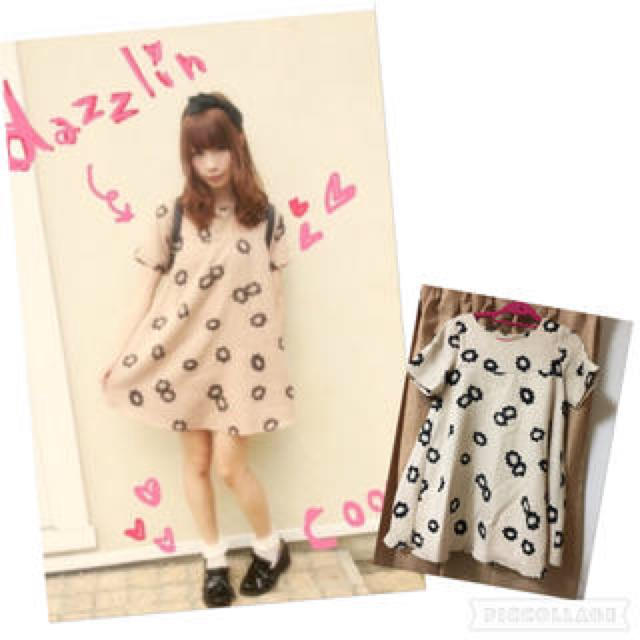 dazzlin(ダズリン)のdazzlin デイジー柄ワンピース レディースのワンピース(ミニワンピース)の商品写真