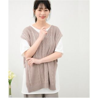 パウダーシュガー(POWDER SUGAR)の【新品】Eimy Pearl by POWDER SUGAR ベスト　Tシャツ(ベスト/ジレ)