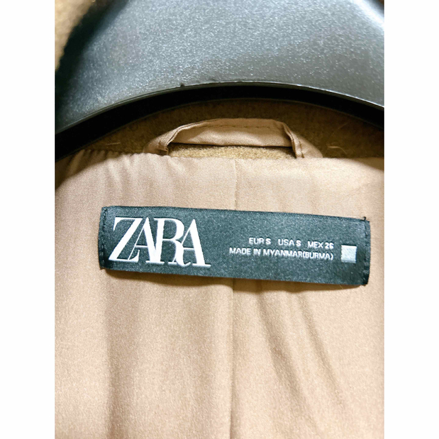 ZARA(ザラ)の【ZARA】 ザラ　美品　オーバーサイズ　チェスターコート　ロングコート レディースのジャケット/アウター(チェスターコート)の商品写真