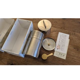 2021超人気 5/2まで特別価格【美品】開化堂 珈琲缶 ブリキ 300g 調理