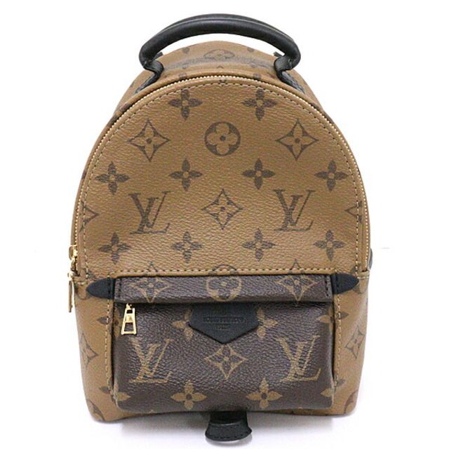 LOUIS VUITTON ルイ・ヴィトン パームスプリングス バックパック MINI リュックサック ショルダーバッグ クロスボディバッグ モノグラム・リバースキャンバス M44872 ブラウン ゴールド金具 未使用品