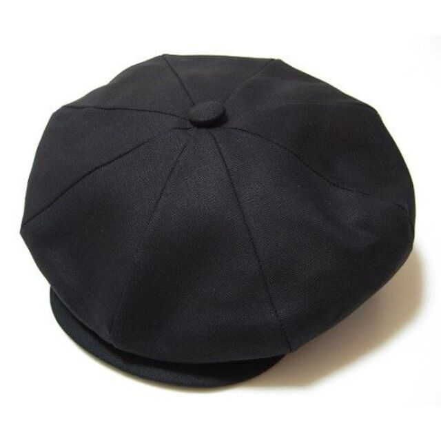 NEW YORK HAT(ニューヨークハット)のUSA製ニューヨークハット新品Canvas Newsboy コットン素材 黒L メンズの帽子(キャスケット)の商品写真