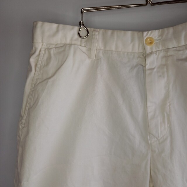 POLO RALPH LAUREN(ポロラルフローレン)のポロバイラルフローレン　コットン　チノ　ショートパンツ　ホワイト　32 メンズのパンツ(ショートパンツ)の商品写真