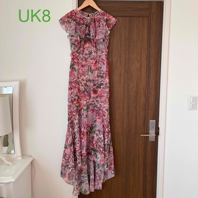 〖UK8〗Lipsyセレクト♡花柄シフォンドレス