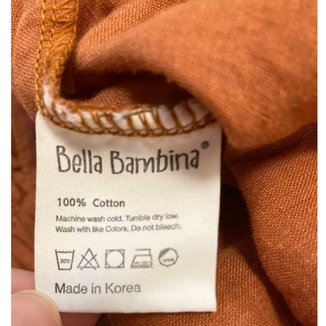 bella bambina ロンパース　韓国子供服　12m キッズ/ベビー/マタニティのベビー服(~85cm)(ロンパース)の商品写真