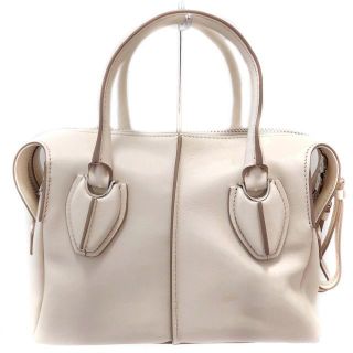 TOD'S - トッズ ハンドバッグ アイボリー レザーの通販 by ブラン