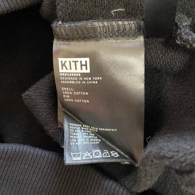 KITH(キス) パーカー サイズS メンズ - 黒 4