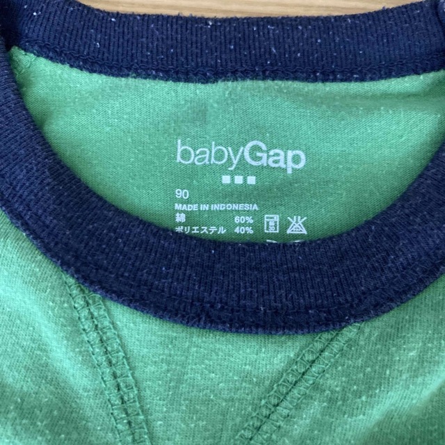 babyGAP(ベビーギャップ)のGAP  Tシャツ　サイズ90  100  ２枚セット キッズ/ベビー/マタニティのキッズ服男の子用(90cm~)(Tシャツ/カットソー)の商品写真