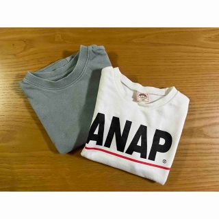 アナップキッズ(ANAP Kids)のTシャツ2枚　100（ANAP/devirock）(Tシャツ/カットソー)