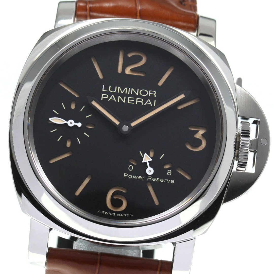 商品情報ブランドパネライ PANERAI PAM00795 ルミノール8デイズ パワーリザーブ アッチャイオ 手巻き メンズ 美品 箱・保証書付き_747783