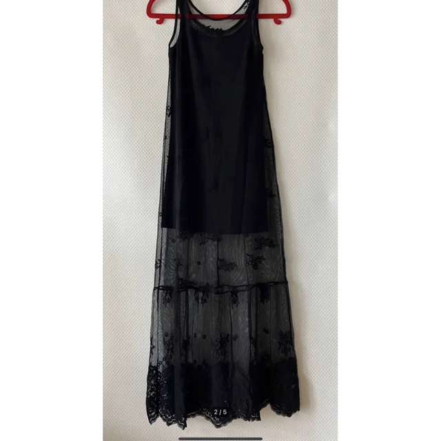 エモダ　ドレス　ワンピース レディースのワンピース(ロングワンピース/マキシワンピース)の商品写真