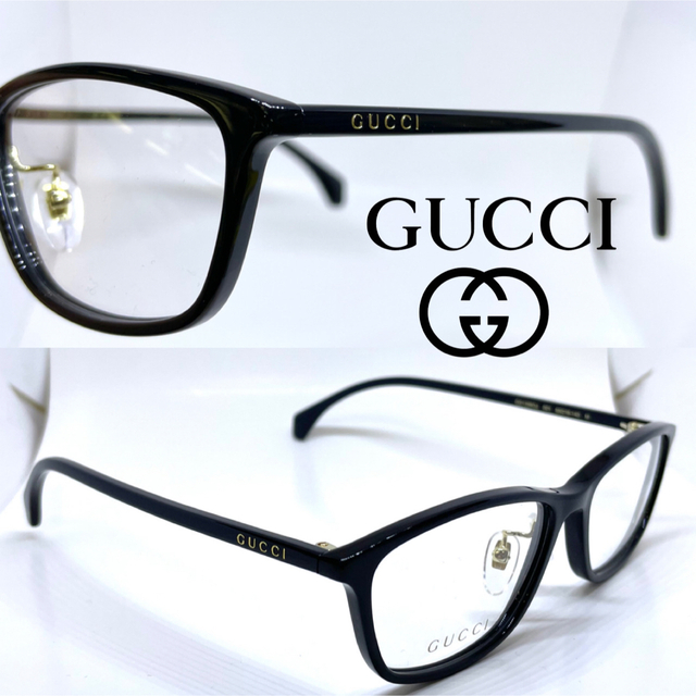 Gucci - GUCCI グッチ メガネ フレーム GG1356OA 001 ブラックの通販 