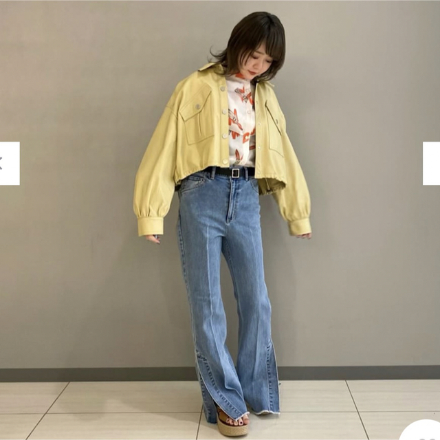 GRACE CONTINENTAL - グレースレザーシャツショートジャケット