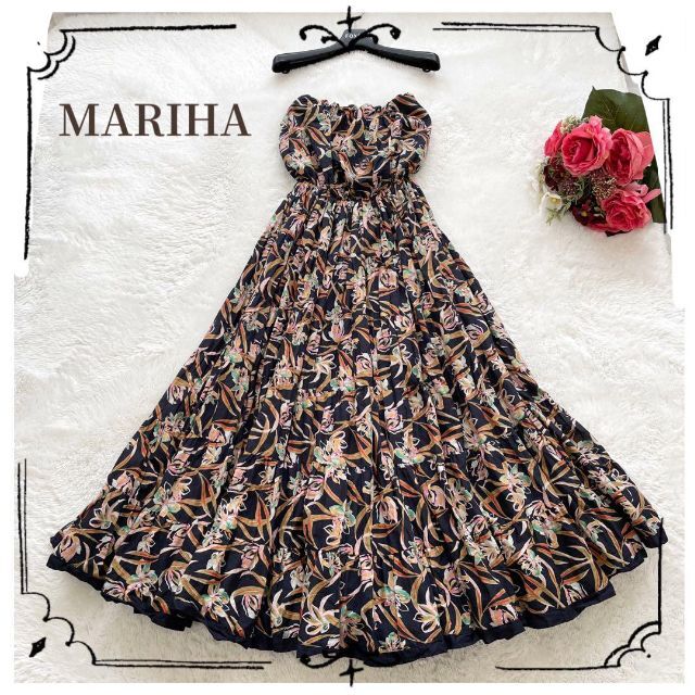 MARIHA - 良品✨マリハ 草原の夢のドレス ベアワンピース 花柄 総柄