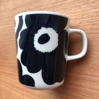 マリメッコ(marimekko)のマリメッコ　ウニッコ　ダークブルー×ホワイト　マグ(食器)