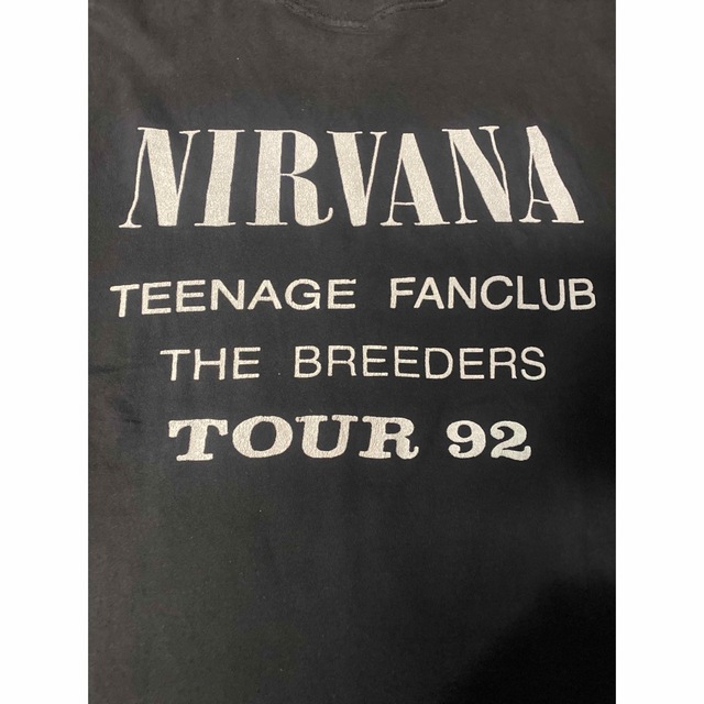 激レア90'S当時物 NIRVANA ロンTシャツ ヴィンテージ　カートコバーン メンズのトップス(Tシャツ/カットソー(七分/長袖))の商品写真