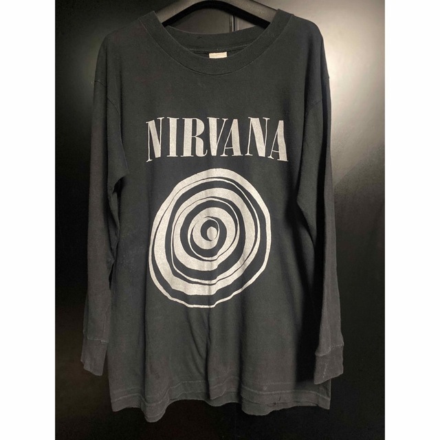 激レア90激レア90'S当時物 NIRVANA ロンTシャツ ヴィンテージ　カートコバーン