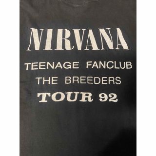 激レア90'S当時物 NIRVANA ロンTシャツ ヴィンテージ カートコバーンの