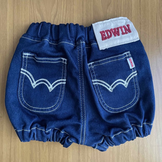 EDWIN(エドウィン)のEDWIN デニムパンツ かぼちゃパンツ 80 キッズ/ベビー/マタニティのベビー服(~85cm)(パンツ)の商品写真