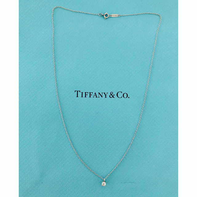 Tiffany & Co.(ティファニー)のTIFFANY ティファニー★ソリティア ダイヤモンド ペンダント レディースのアクセサリー(ネックレス)の商品写真