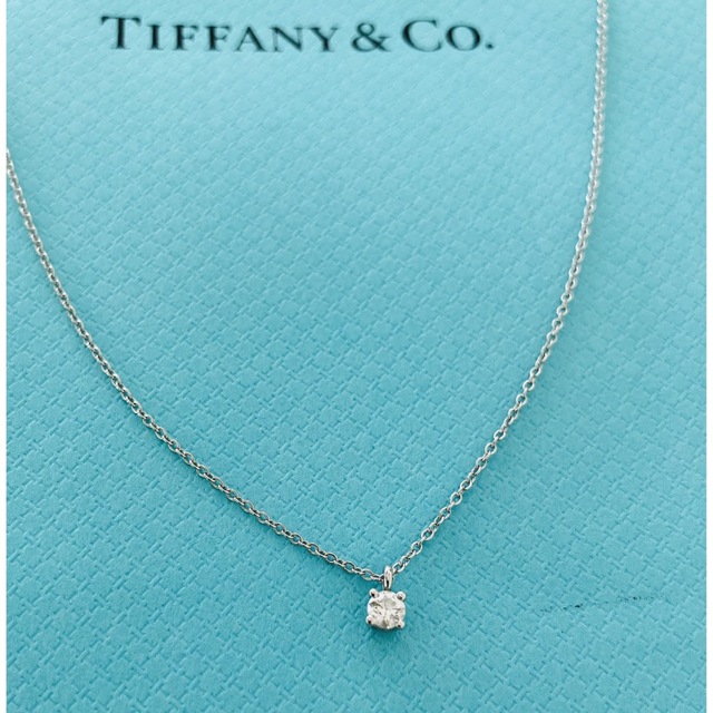 Tiffany & Co.(ティファニー)のTIFFANY ティファニー★ソリティア ダイヤモンド ペンダント レディースのアクセサリー(ネックレス)の商品写真