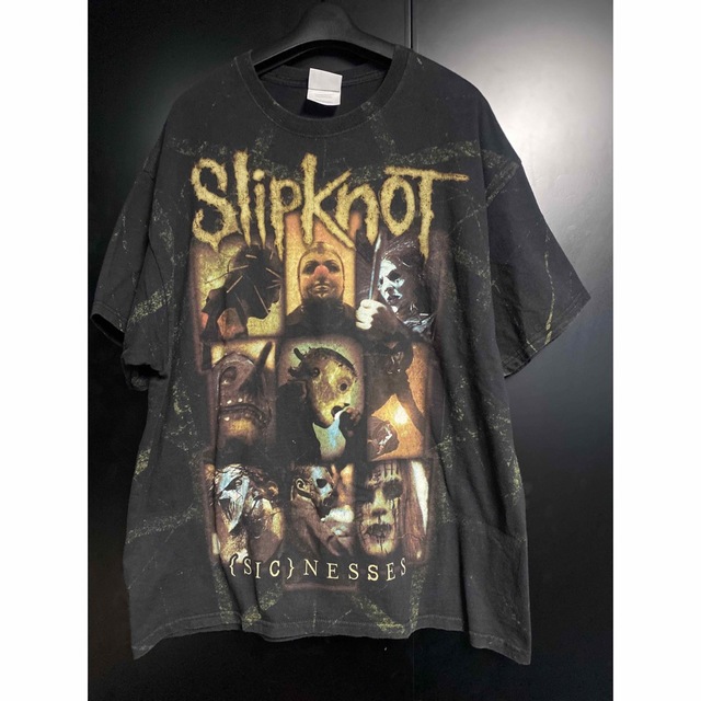 Tシャツ/カットソー(半袖/袖なし)激レア当時物 Slipknot  SIC Tシャツ ヴィンテージ サイズXL