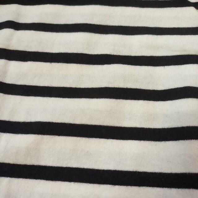UNIQLO(ユニクロ)のUNIQLO白黒ボーダーロンＴ レディースのトップス(Tシャツ(長袖/七分))の商品写真