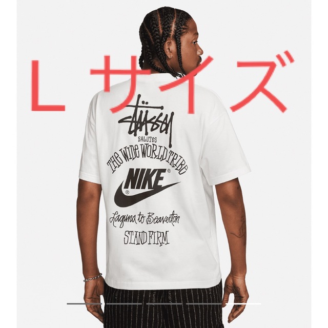 【値下げ】Stussy x Nike Men's T-Shirt "White