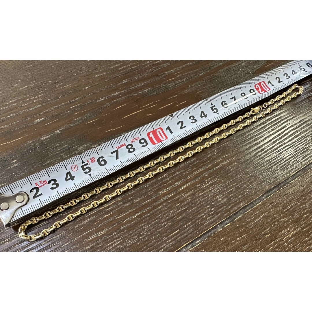 10金 アンカーデザイン ネックレス K10YG 10KYG(47cm)4mm 5