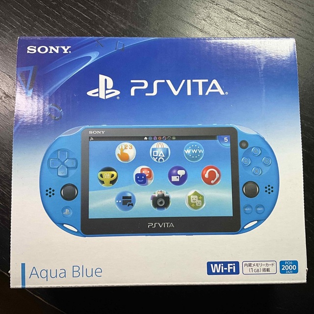 PlayStation Vita(プレイステーションヴィータ)のSONY PlayStationVITA 本体  PCH-2000 ZA23 エンタメ/ホビーのゲームソフト/ゲーム機本体(携帯用ゲーム機本体)の商品写真