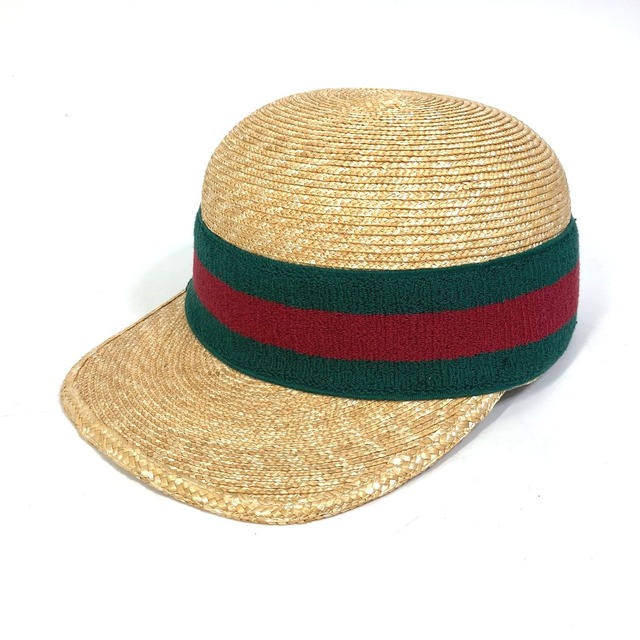GUCCI - グッチ GUCCI シェリーライン 576249 ラフィア ストロー GUCCI - グッチ GUCCI シェリーライン 576249 ラフィア ストロー
