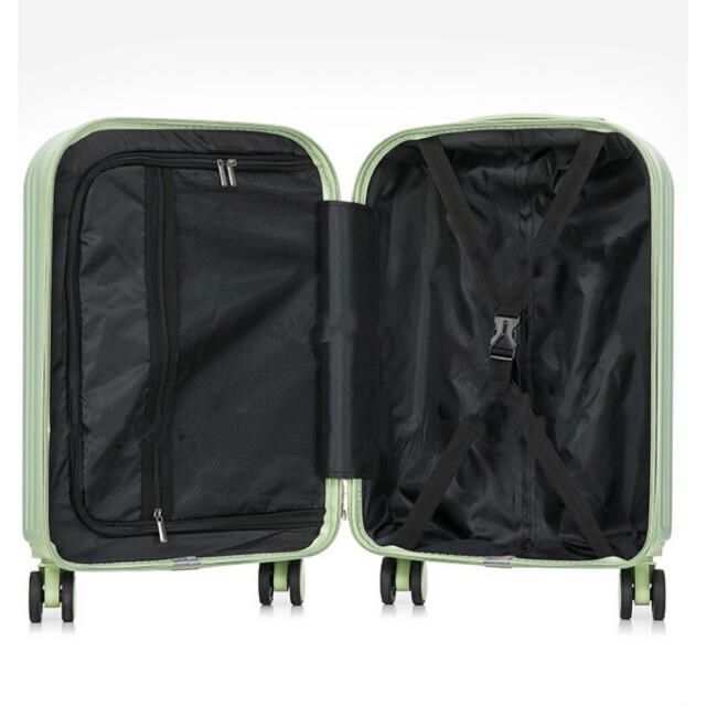 高品質スーツケース　機内持ち込み可能サイズSサイズ20インチ　軽量　グリーン 6