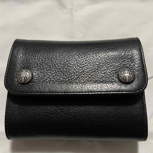 折り財布☆激レア☆ インボイス有  CHROME HEARTS ウェーブウォレット ミニ