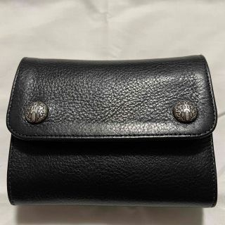 クロムハーツ(Chrome Hearts)の☆激レア☆ インボイス有  CHROME HEARTS ウェーブウォレット ミニ(折り財布)