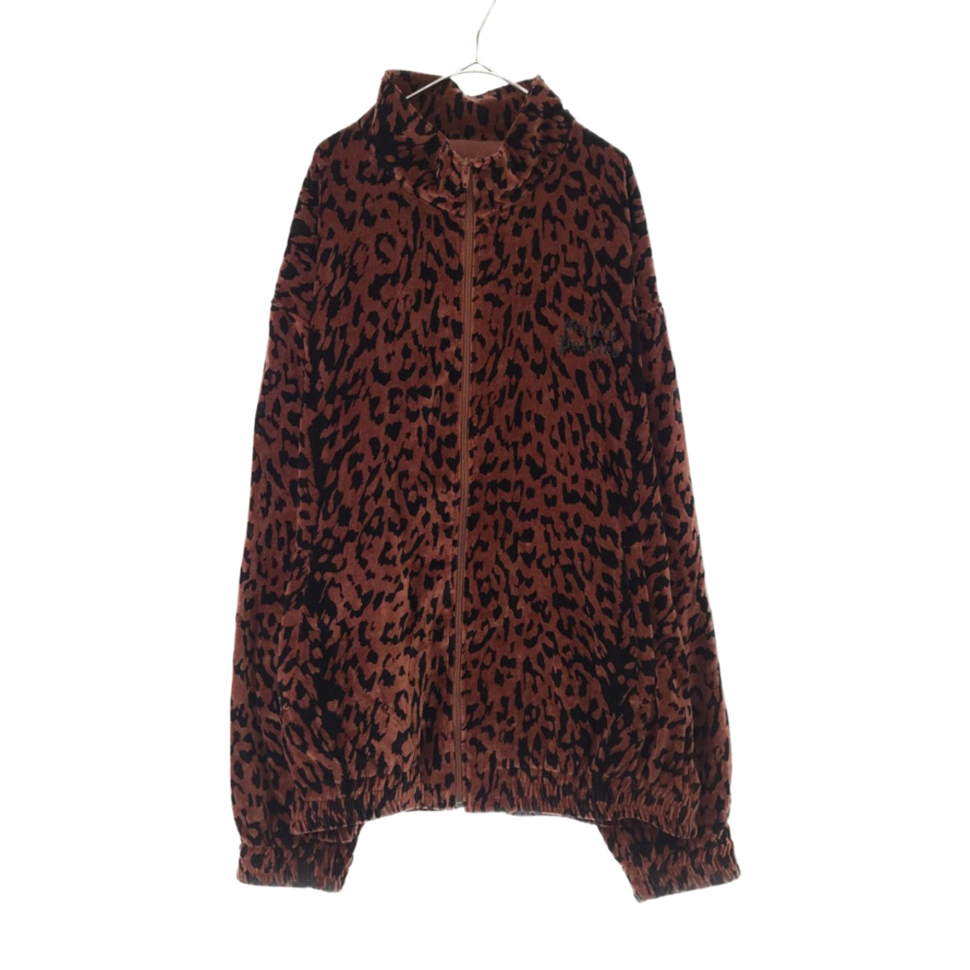 WACKO MARIA ワコマリア 23SS LEOPARD JACKET レオパード トラックジャケット ブラウン/ブラック 23SS-WMO-TJ09