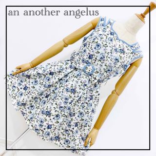 アンアナザーアンジェラス(an another angelus)の«an another angelus» an3 バラ柄 ワンピース ジャンスカ(ひざ丈ワンピース)