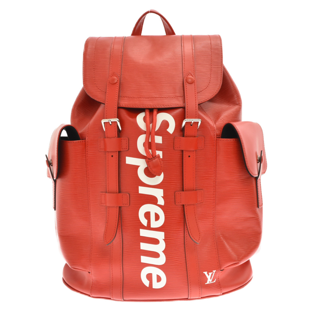 SUPREME シュプリーム 17AW ×LOUIS VUITTON Christopher Backpack PM ルイヴィトン クリストファー バックパック リュック M53414 レッド