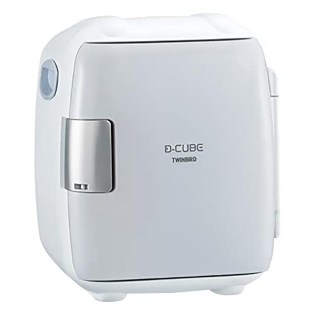 TWINBIRD 2電源式コンパクト電子保冷保温ボックス D-CUBE S グレー HR-DB06GY w17b8b5