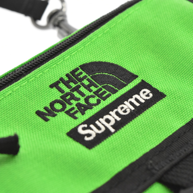 SUPREME シュプリーム 20SS×THE NORTH FACE RTG Utility Pouch NM81961I ×ザノースフェイス RTGユーティリティポーチ ナイロン財布 ショルダーバッグ クリプトグリーン
