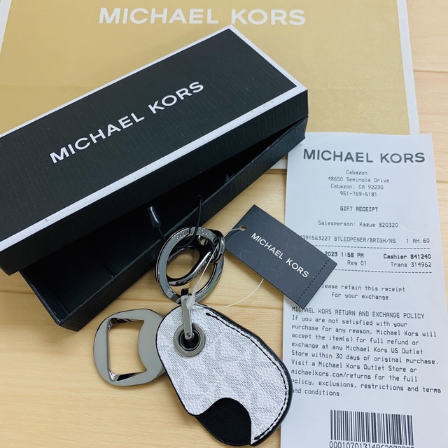 MICHAEL KORS - ☆MICHAEL KORS メンズシグネチャー総柄栓抜き MICHAEL KORS - ☆MICHAEL KORS メンズシグネチャー総柄栓抜き