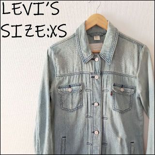 リーバイス(Levi's)のリーバイス ユーズド加工 デニム 薄手ジャケット Gジャン シャツ XS (Gジャン/デニムジャケット)