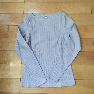 ユニクロ(UNIQLO)のUNIQLOボートネックリブロンＴ(Tシャツ(長袖/七分))