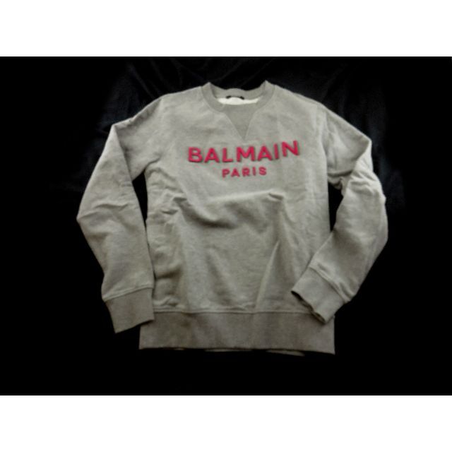 Balmain バルマン プルオーバー スウェット ロゴ ホワイト