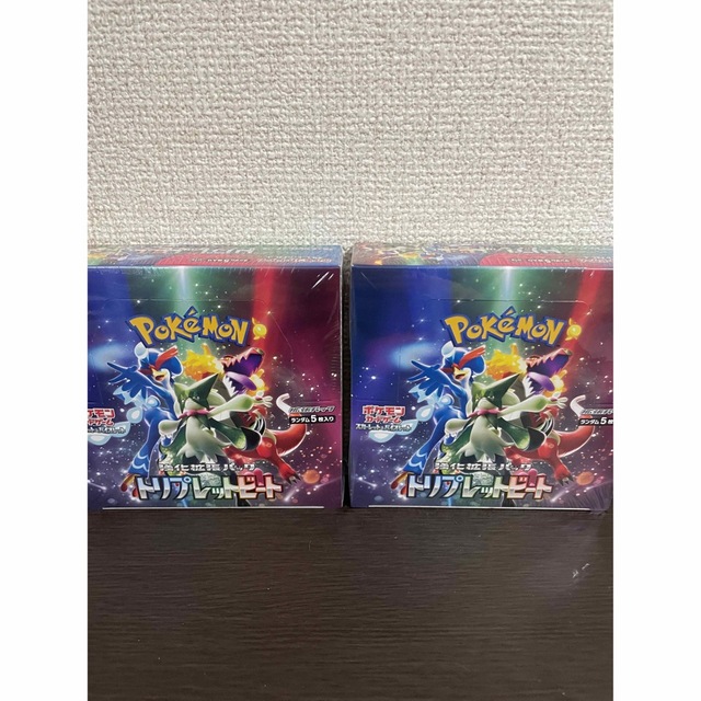 ポケモンカード トリプレットビート 2boxシュリンク付き - Box/デッキ