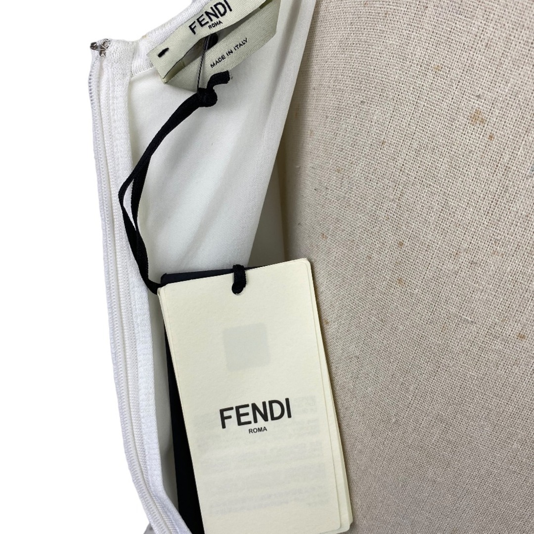 FENDI(フェンディ)の[USED/中古] FENDI フェンディ ワンピース ホワイト レーヨン ポリエステル 38 CA03752343 中古 ai-tdc-004408-4e レディースのワンピース(その他)の商品写真