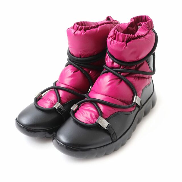 販促トレンド 美品 MONCLER モンクレール CARA STIVALE ダウンブーツ