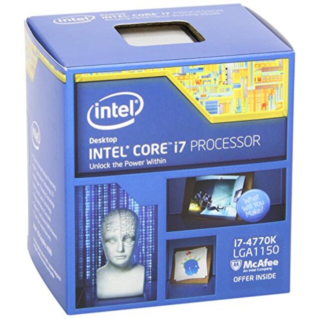 Intel CPU Core i7 4770 3.40GHz 8Mキャッシュ LGA1150 Haswell ...