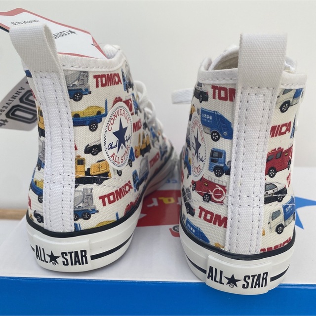 ALL STAR（CONVERSE）(オールスター)の新品未使用 トミカ コンバース ハイカットスニーカー キッズ/ベビー/マタニティのキッズ靴/シューズ(15cm~)(スニーカー)の商品写真