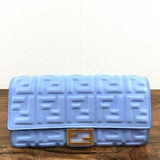 FENDI - 未使用品 FENDI 長財布 8M0251 水色 ズッカ 93の通販 by old ...